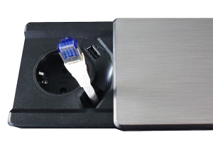   Evoline Square80 c Qi-+USB+RJ45 927.00.035